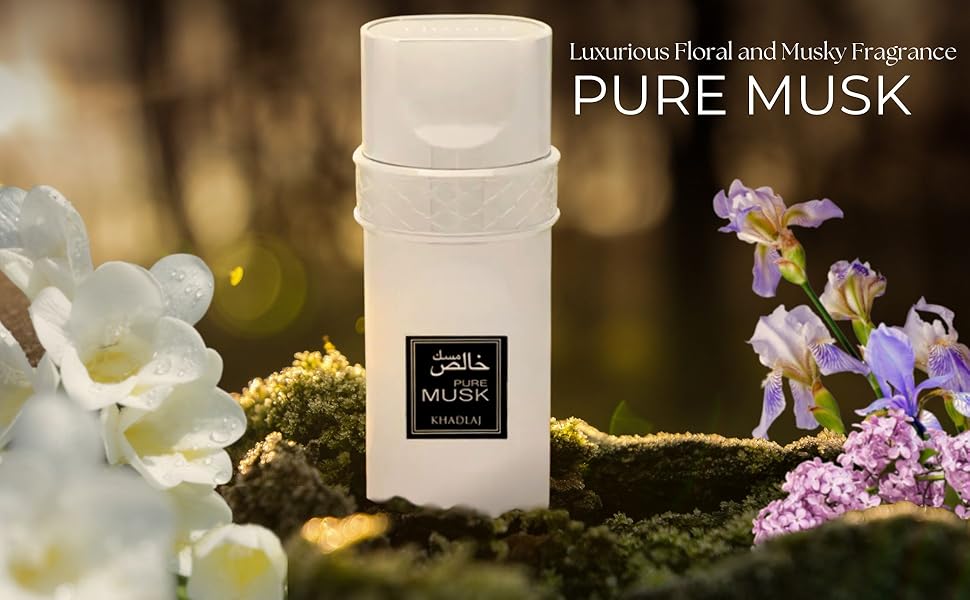 PURE MUSK - 100ML - EAU DE PARFUM -KHADLAJ