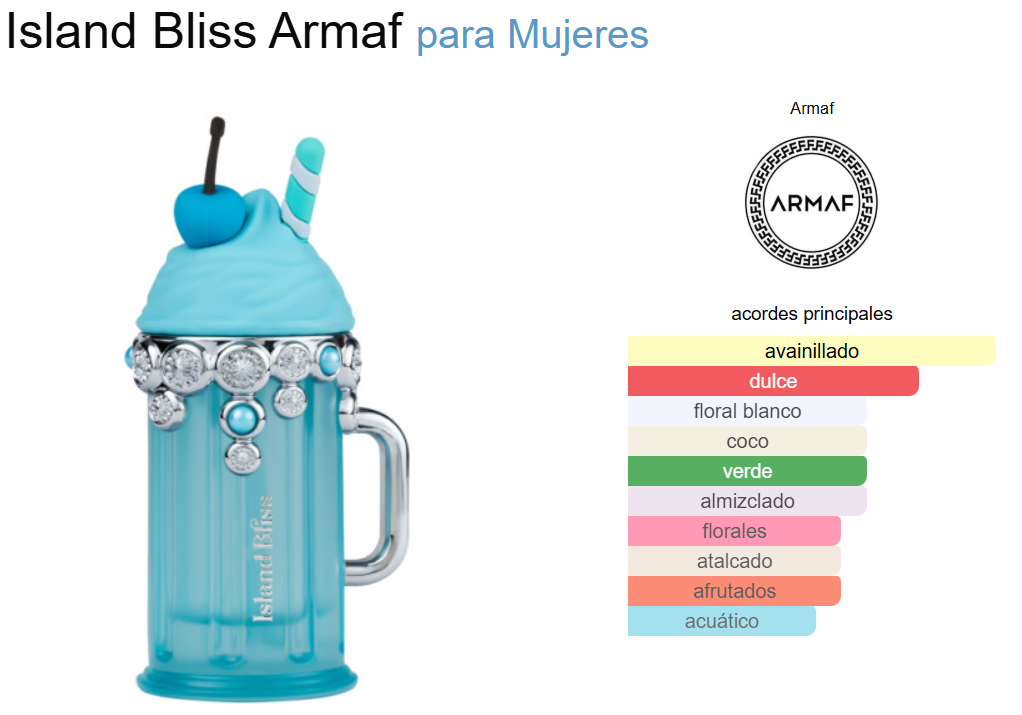 ISLAND BLISS - 100ML - Armaf