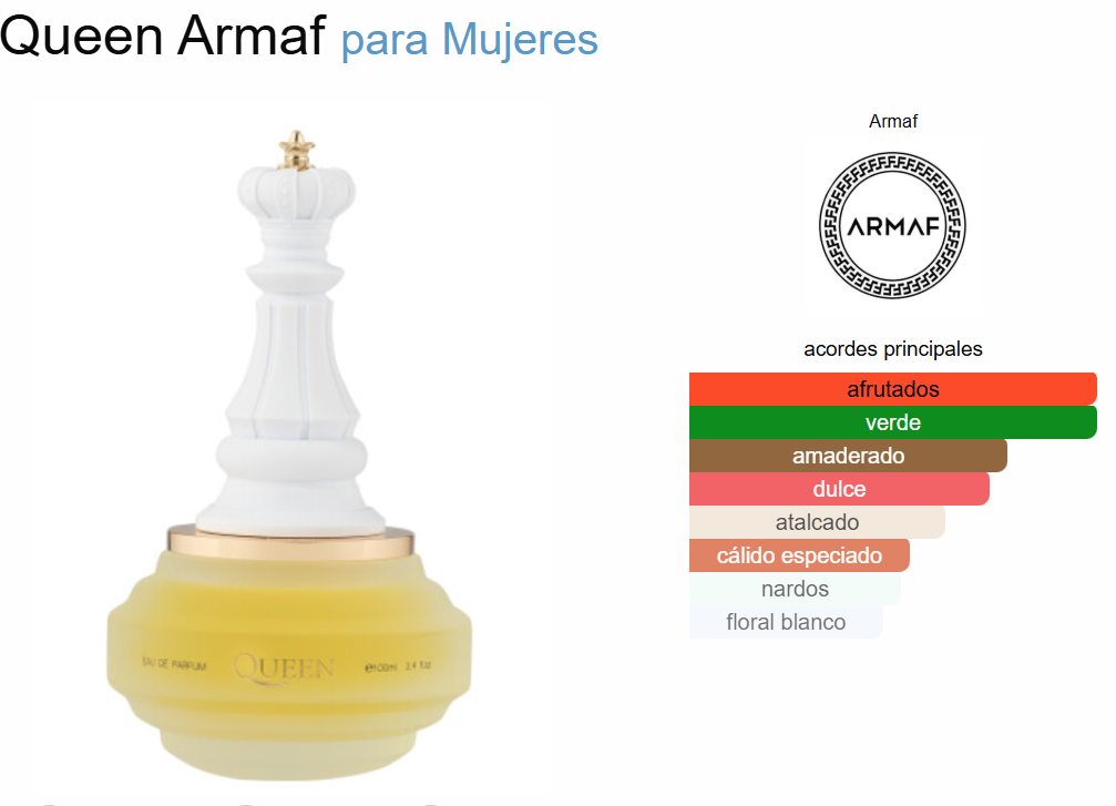ARMAF CHECKMATE QUEEN - 100ML – Armaf