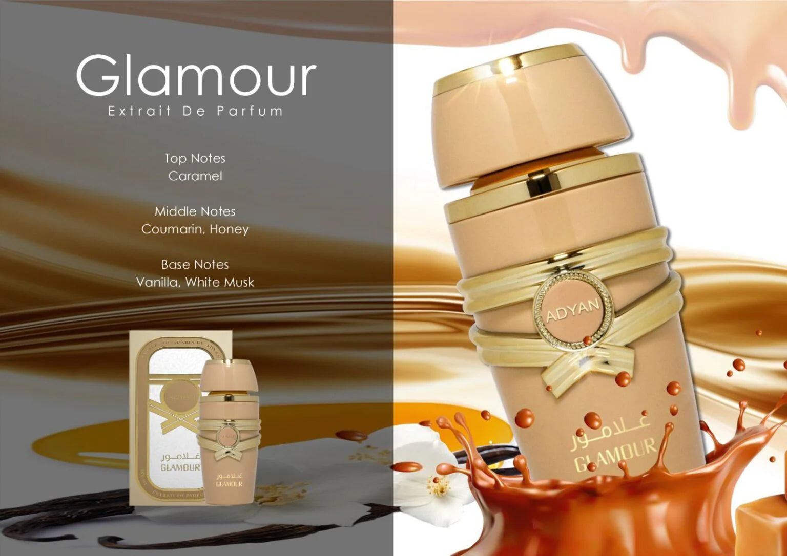 GLAMOUR - 100ML - EAU DE PERFUME - ADYAN