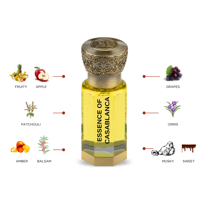ESSENCE OF CASABLANCA - PERFUME EN ACEITE - 12ML - Swiss Arabian