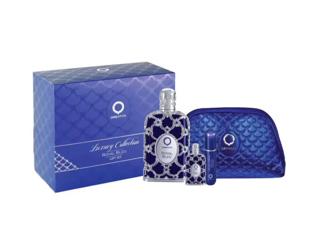 PACK ROYAL BLEU - Orientica Premium - 80ML + 7,5ML + Atomizador - Perfume Alta Gama (disponible en estuche)