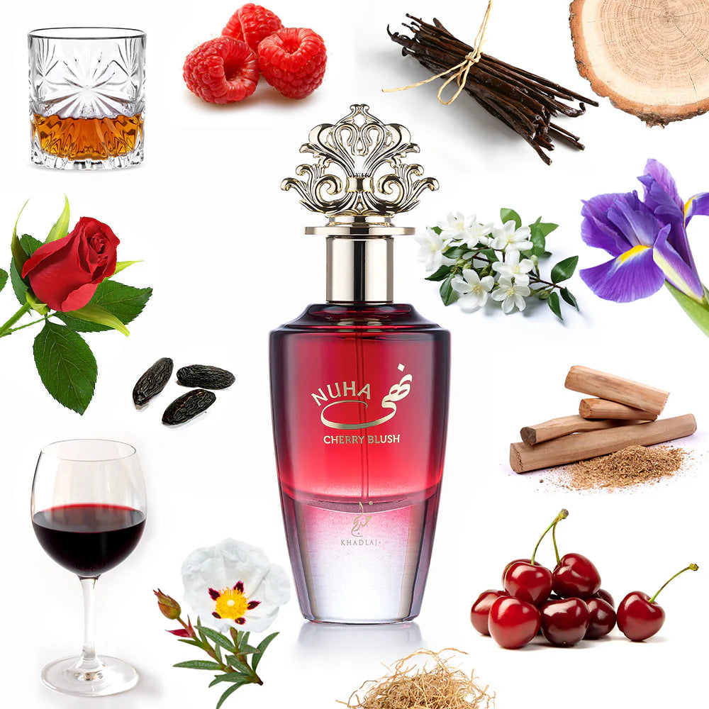 NUHA CHERRY BLUSH - 100ML - Khadlaj
