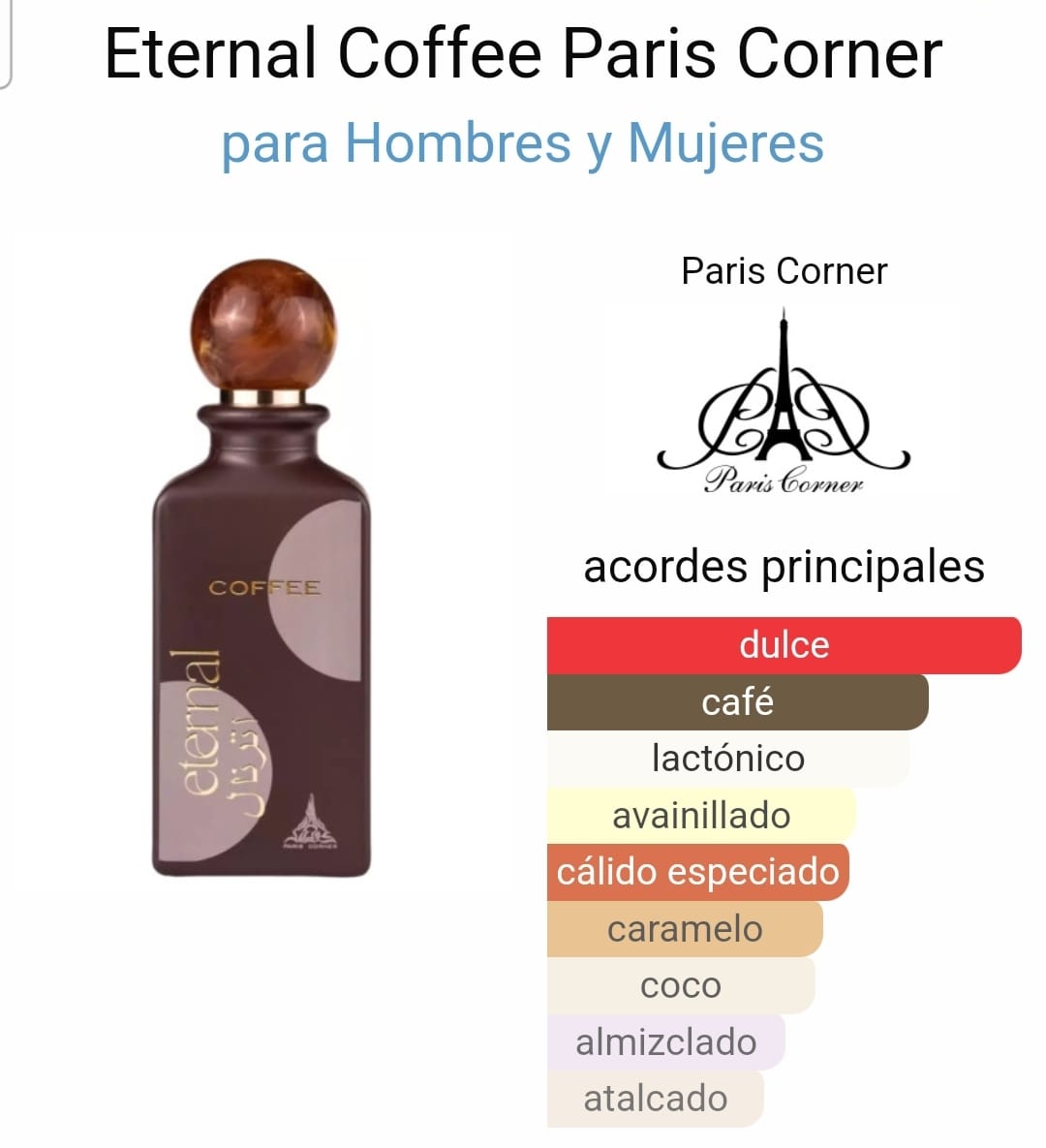 ETERNAL COFFEE - 100ML - Paris Corner