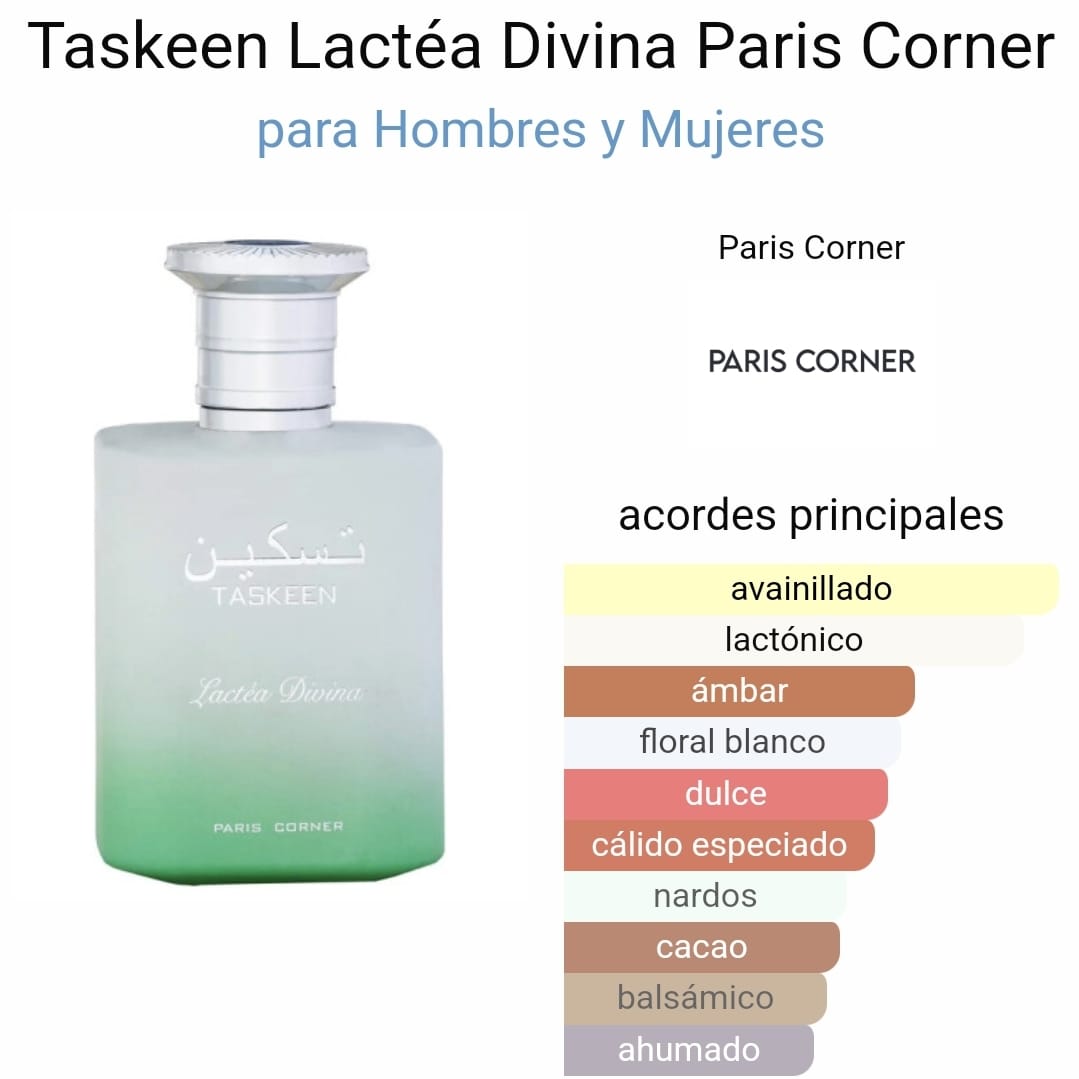 TASKEEN - LÁCTEA DIVINA - 100ML - Paris Corner