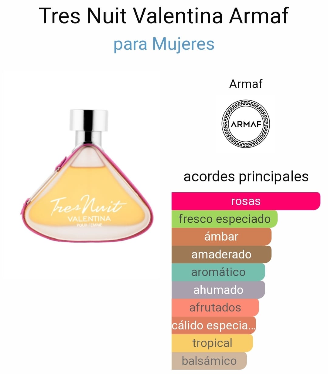 TRES NUIT VALENTINA - 100ML - Armaf