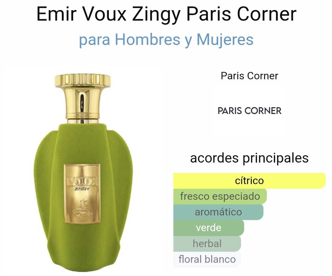 VOUX ZINGY EMIR- 100ML - Paris Corner