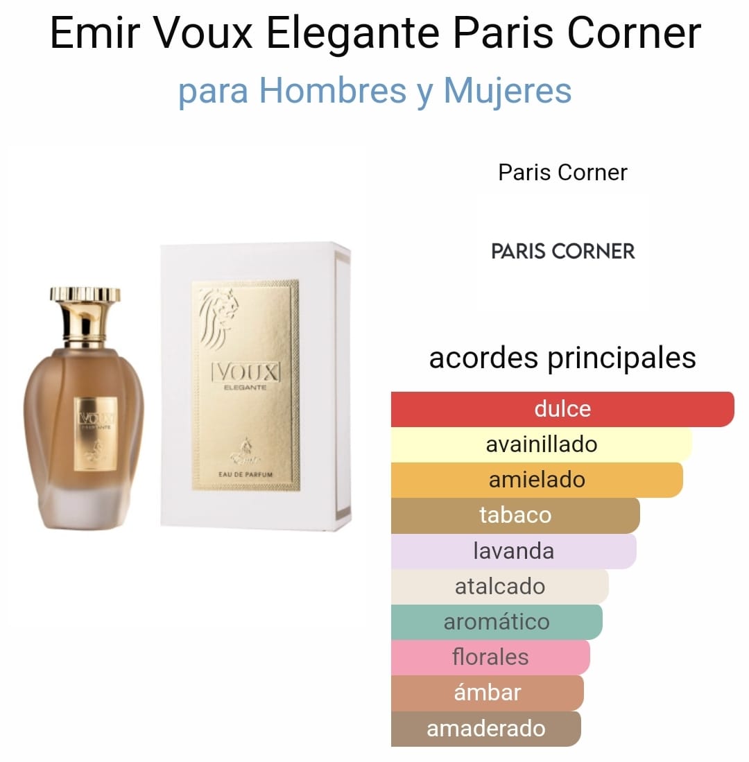 VOUX ELEGANTE EMIR- 100ML - Paris Corner