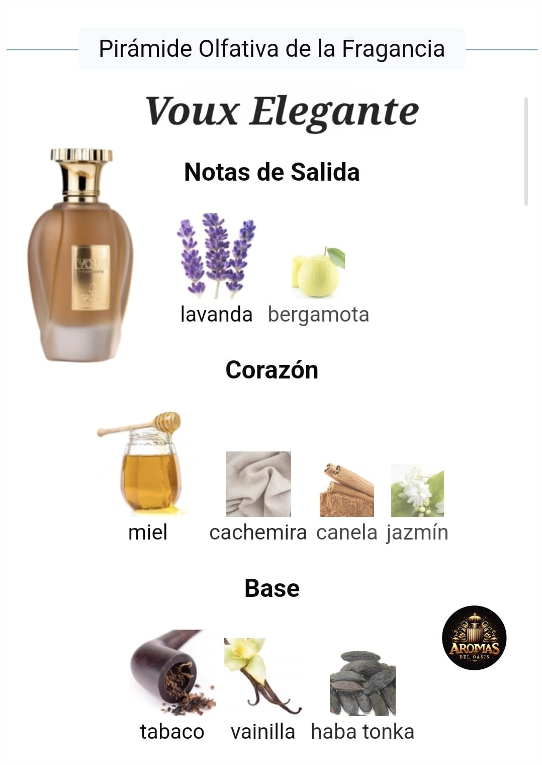 VOUX ELEGANTE EMIR- 100ML - Paris Corner