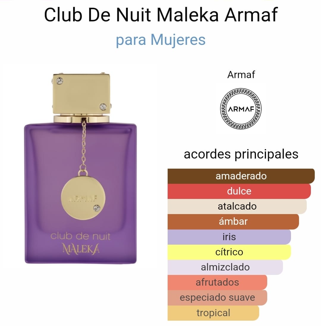 CLUB DE NUIT MALEKA - 105ML - Armaf