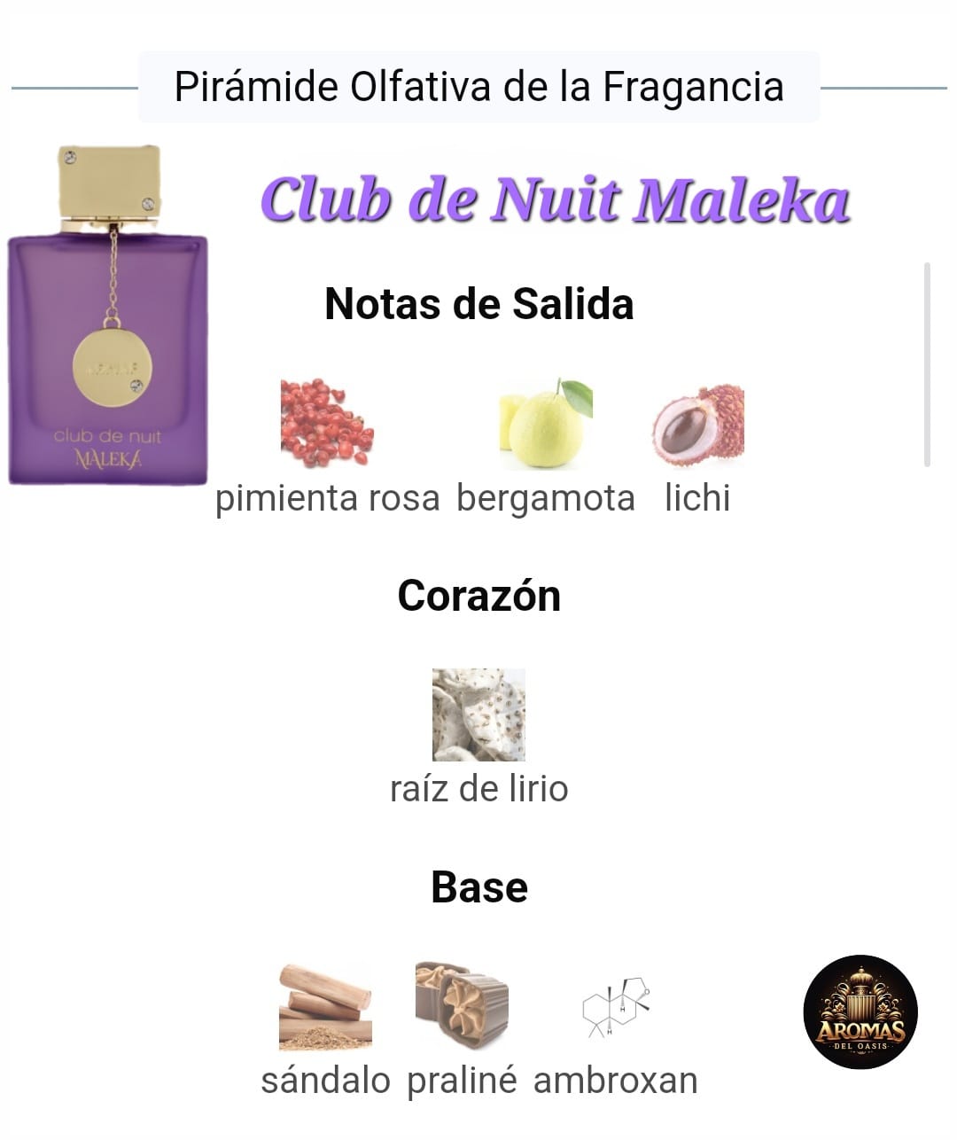 CLUB DE NUIT MALEKA - 105ML - Armaf