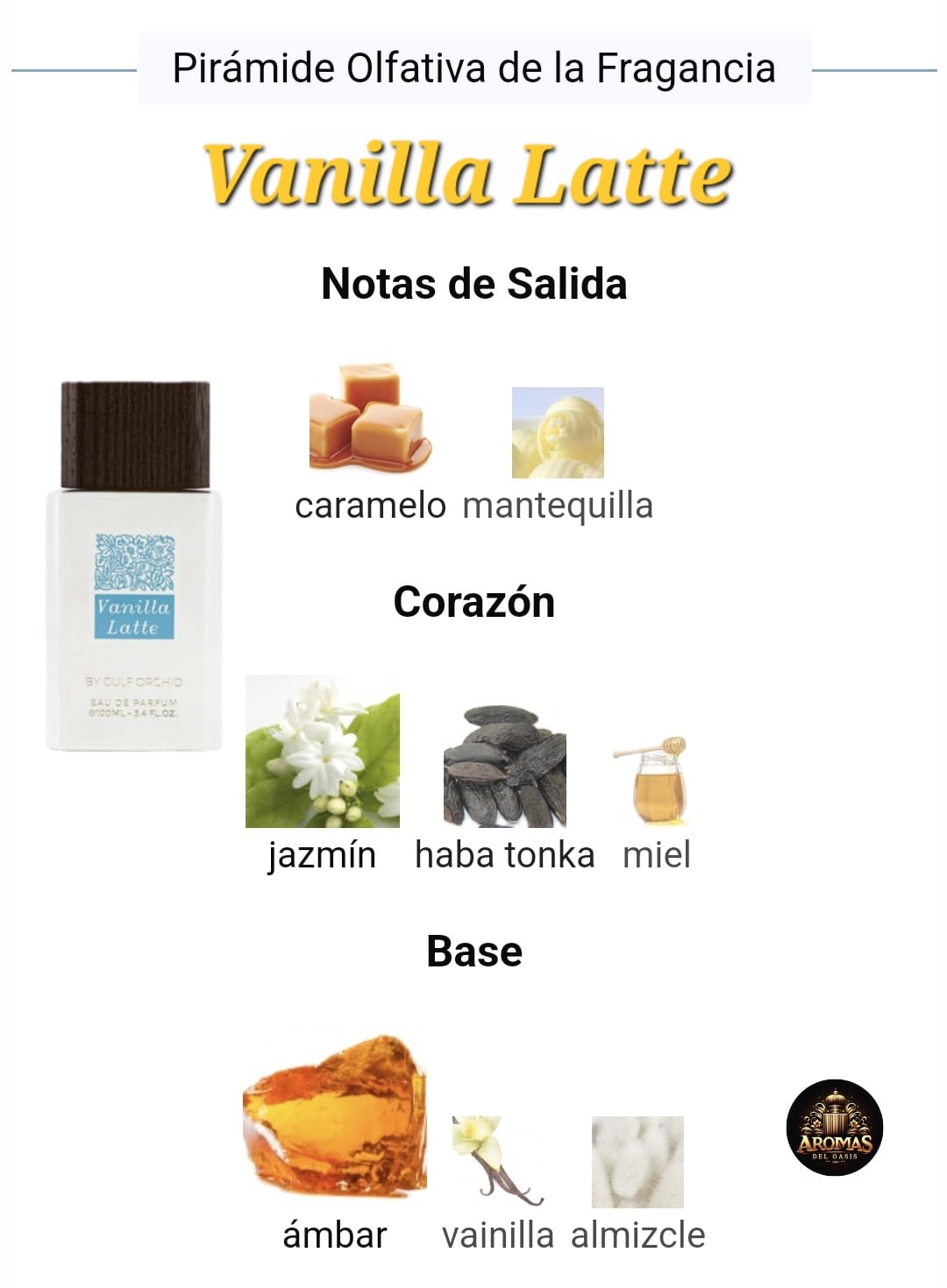 VANILLA LATTE - 100ML - GULF ORCHID