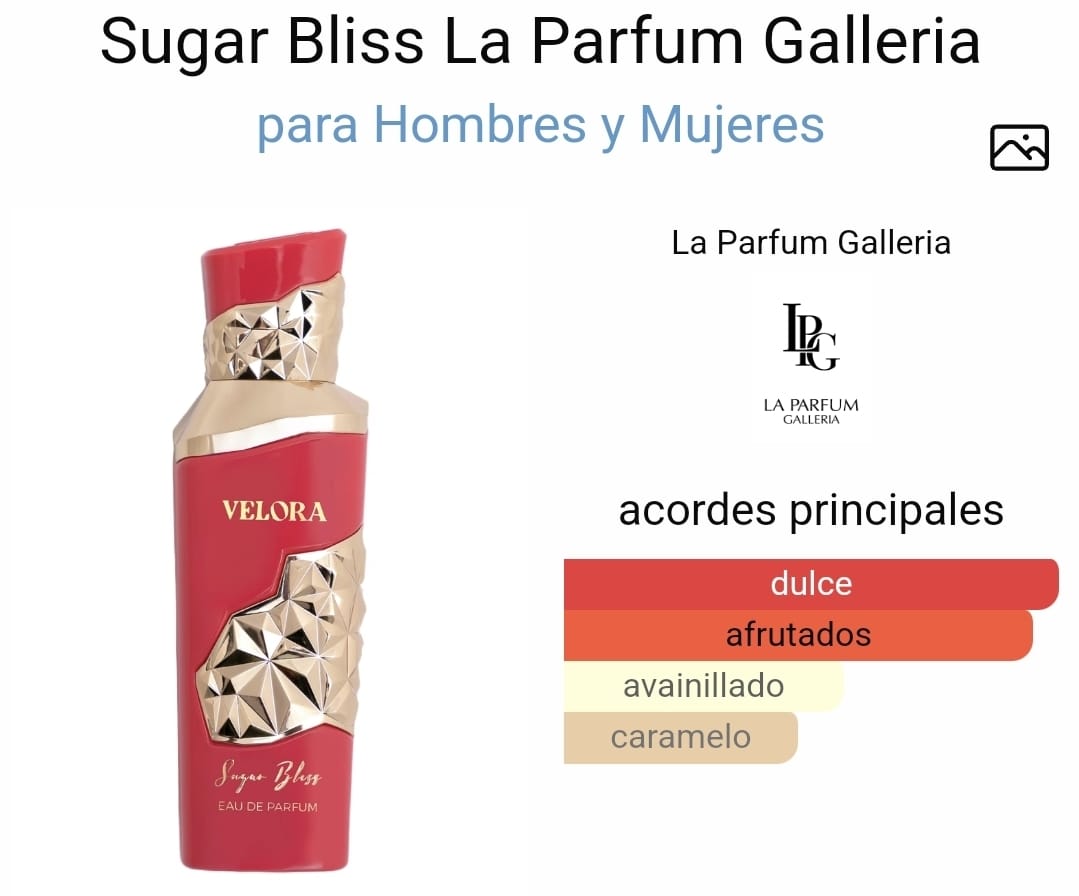 SUGAR BLISS - 100ML - La Parfum Galleria