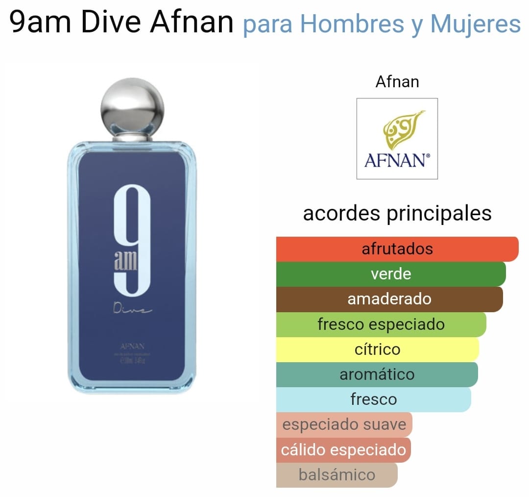 9AM DIVE - 100ML - AFNAN