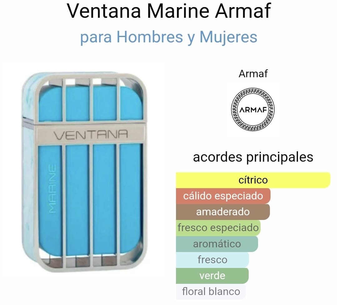VENTANA MARINE - 100ML - Armaf