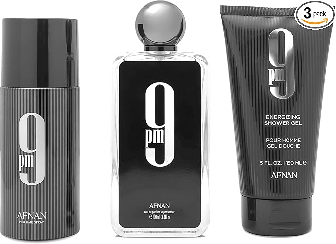 9PM -  PACK 3 PRODUCTOS - Afnan