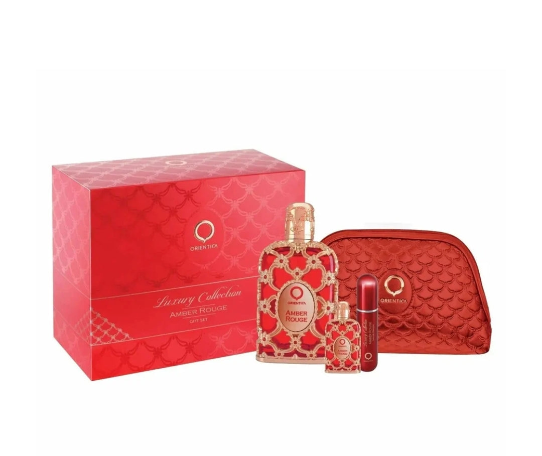 ROYAL AMBER ROUGE - Orientica  - 80ML + 7,5ML + Atomizador - Perfume Alta Gama (disponible en estuche)